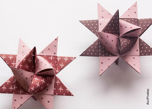 Kiel fari origamian 5-pintan stelon