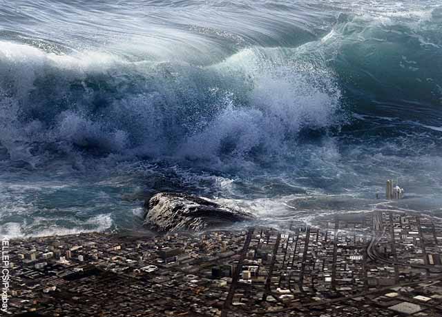 Sanjati cunami ukazuje na promjene u vašem životu, rizikujte!