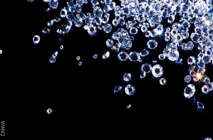 At drømme om diamanter kan være et tegn på økonomisk succes