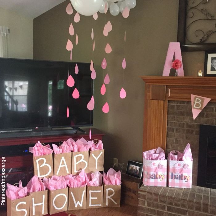 Baby shower dekoracije doma poceni in božansko