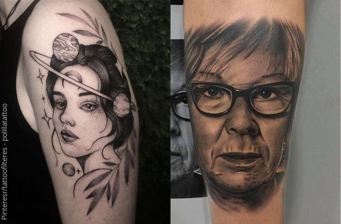 Tatuaggi sul viso, un omaggio a persone molto speciali